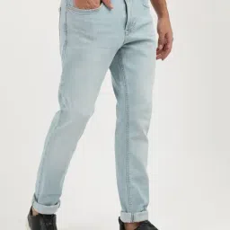 Tommy Hilfiger Blue Cotton Slim Fit Jeans image 4