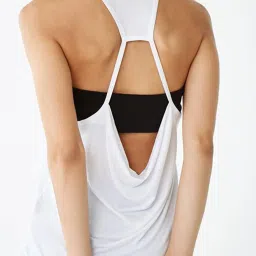 Forever 21 White Regular Fit Tank Top image 2