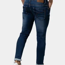 Being Human Blue Cotton Slim Fit Distressed Distressed Jeans image 2