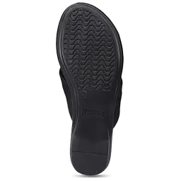 Bata Women's Black Thong Sandals image 4