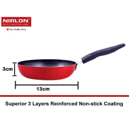 Nirlon Red Aluminium Non-Stick Kitchen Utensils - Set of 4 image 3