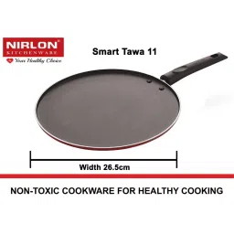 Nirlon Red Aluminium Non-Stick Kitchen Utensils - Set of 4 image 5