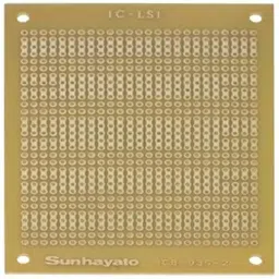 Sunhayato Matrix Board FR1 1mm Holes 2.54 x 2.54mm Pitch 95 x 72 x 1.6mm, ICB-93S-2-picture-27