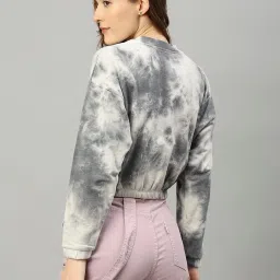 High Star White & Grey Printed Pullover image 2