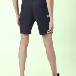 Ajile by Pantaloons Navy Slim Fit Printed Shorts image 2