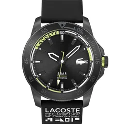 Lacoste Men Brass Dial & Straps Analogue Watch image 1