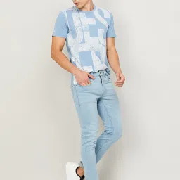 forca by lifestyle Forca Blue Slim Tapered Fit Jeans image 3