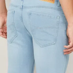 forca by lifestyle Forca Blue Slim Tapered Fit Jeans image 5