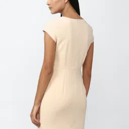 Van Heusen Beige Shift Dress image 2