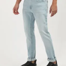 Tommy Hilfiger Blue Cotton Slim Fit Jeans image 3