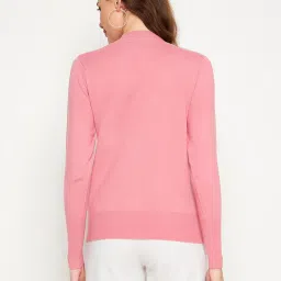 MADAME Pink Regular Fit Sweater image 2