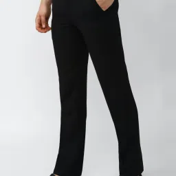 Van Heusen Black Slim Fit Trousers image 3