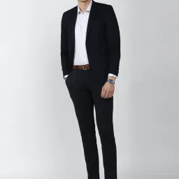 Van Heusen Navy Slim Fit Trousers image 5
