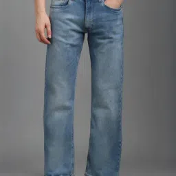 Louis Philippe Blue Cotton Slim Fit Jeans-picture-31