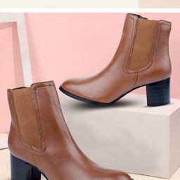 Bxxy Women Block-Heeled Chelsea Boots-picture-23
