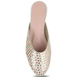 Metro Women's Green Mule Shoes image 3