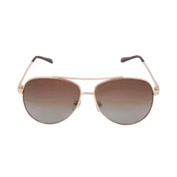 Gio Collection G0002C01 Brown Aviator image 1