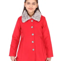 Cutecumber Kids Red Solid Jacket image 1