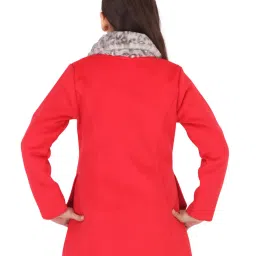 Cutecumber Kids Red Solid Jacket image 2