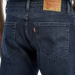 Levi's 505 Navy Regular Fit Jeans image 5