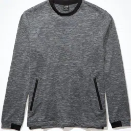 American Eagle Grey Regular Fit Printed Sweatshirt image 3