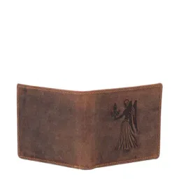 Alvaro Castagnino Brown Leather Bi-Fold Wallet for Men image 4