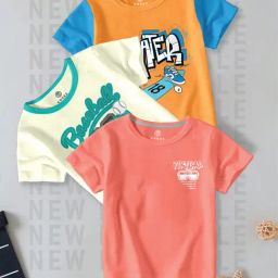 Codez Kids Multicolor Printed T-Shirt (Pack Of 3)-picture-26