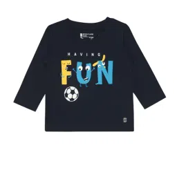 Bodycare Kids Navy Printed Full Sleeves T-Shirt-image-57
