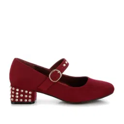 London Rag Women's Burgundy Mary Jane Shoes-image-96