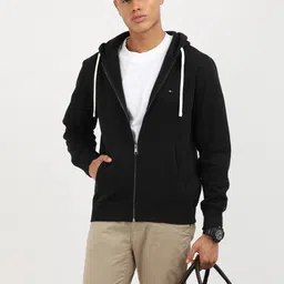 Tommy Hilfiger Men Solid Hooded Sweatshirt-image-39
