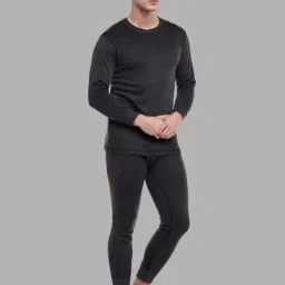 Mack Jonney Black Polyester Regular Fit Thermal Set image 3