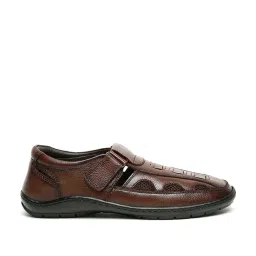 Teakwood Leathers Men's Brown Fisherman Sandals image 1