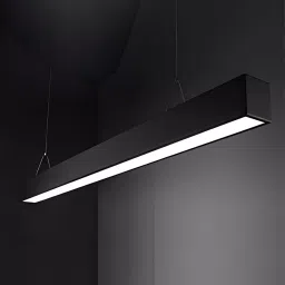 Acco LED Profile Linear Light Modern Black Body 40 W 121.92 cm (4 ft) ‎Neutral White with Adjustable Hanging Wire image 3