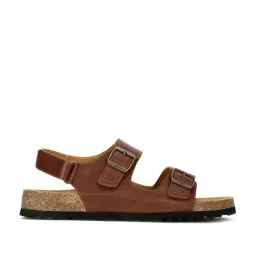 Scholl by Bata Men's Brown Back Strap Sandals-image-5