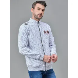Club York White Regular Fit Printed Sweatshirt image 4