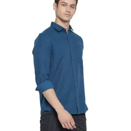 Turtle Blue Printed Shirt image 4
