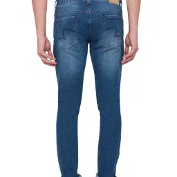 Spykar Blue Slim Fit Low Rise Jeans image 2