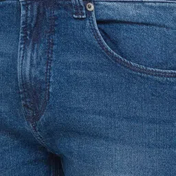 Spykar Blue Slim Fit Low Rise Jeans image 4