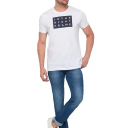 Spykar Blue Slim Fit Low Rise Jeans image 5