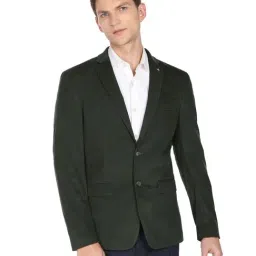 Arrow Green Slim Fit Blazer-image-55
