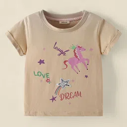 INCLUD Girls Printed Roll-Up Sleeves T-shirt-picture-38