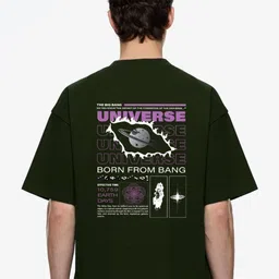 MISCHIEF MONKEY Men Printed Drop-Shoulder Sleeves T-shirt image 4