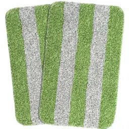 Saral Home Green Polyester Bathmats Set of 2 image 2