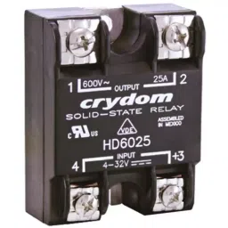 SENSATA/CRYDOM Solid State Relay 25 A Load Panel Mount 660 V AC 32 Control, HD6025-picture-33