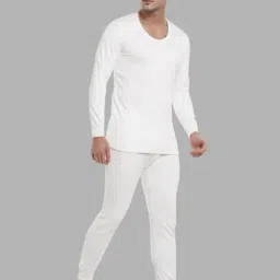 Mack Jonney White Cotton Regular Fit Thermal Set image 4