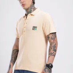 glitchez Regular Fit Polo Collar T-shirt image 3