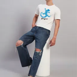 SWAGNOX Men Printed Pockets T-shirt image 4