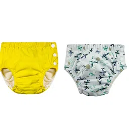 Chinmay Kids Reusable Swim Diaper Pants Pack of 2 Soft Adjustable and Leak-Proof Unisex Swimming Pool Wear for Infant Boys and Girls-picture-17