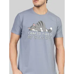 Greylongg Men Printed Pockets T-shirt image 3