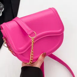 CORSICA Women Magenta PU Handbags-picture-42